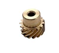 CYFANG 1.5M 20T 45 Degree Helical Gear Right Rotate Staggered Spiral Helical Gear 1.5 Module 20 Teeth Spiral Pinion cylindrical pinion(35mm step 17mm bore)