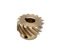 CYFANG 1.5M 20T Right Handed Helical Gear Keyway Hole 1.5 Module 20 Teeth Staggered Helical Pinion Spiral Miter Gear cylindrical pinion(Bore 10mm keyway 4x1.8mm)