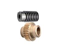 CYFANG 1 Module 30 Teeth M10 Hole Worm Gear Set 1:30 Ratio Reducer Turbine Pinion Adjustable Lifting Table Worm Pinion cylindrical pinion(16mm OD 5MM BORE ROD)
