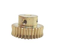 CYFANG 1M 20 Teeth 25 Teeth Copper Worm Gear 10mm Teeth Thick 1 Module Worm Turbine Gear 1:20 1:25 Reduction Ratio Pinion cylindrical pinion(25T 12MM BORE)