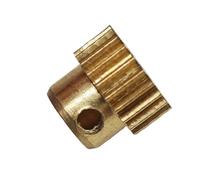CYFANG 1pcs 0.4 Module 32 Teeth 33 Teeth Brass Spur Gear with Step 3mm 3.17mm 4mm 5mm Hole 0.4M 32T 33T Straight Cylindrical Pinion cylindrical pinion(33 teeth 3.17mm bore)