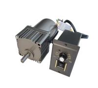 CYFANG 1pcs 220V AC One Phase Speed Regulating Gear Motor 15W 70x70mm Flange Speed Control Motor with Speed Governor CW CCW mechanical adjustable(33.5rpm)