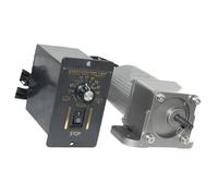 CYFANG 1pcs 25W 80x80mm Frame Speed Control Motor Kit 110V AC Single Phase 4IK25RGN-C Speed Adjustable Gear Reducer Motor CW CCW mechanical adjustable(41rpm)
