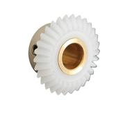 CYFANG 1pcs 90 Degree Bevel Gear 1 Module 1.5 Module POM Plastic Equal Diameter Conical Pinion 1:1 Copper Sleeve Bevel Gear miter mechanical(1M 25T 8mm bore)