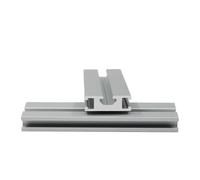 CYFANG 2pcs Silver Anodized 1030 Aluminum Profile 10x30mm Linear Rail Extrusion Frame for Camera Slider Equipment Cabinet Racks frame hardware(200mm long)