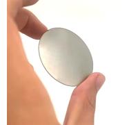 CYFANG 304 Disc Plate Circular Flat-plate Round Disk Sheet Thick 0.6mm 0.8mm 1mm 1.5mm 2mm 2.5mm 3mm 5mm mechanical craft(0.6x150mm)