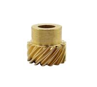 CYFANG 45 Degree 0.5M 20T Helical Gear Left Right Rotating Staggered Shaft Spiral Gear 0.5 Module 20 Teeth Helical Pinion cylindrical pinion(Right rotate 4mm bore)