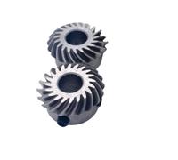 CYFANG 6mm Bore 0.8M 20T Spiral Bevel Gear Set 0.8 Module 20 Teeth 90 Degree Meshing 1:1 Transmission Helical Bevel Gear miter mechanical