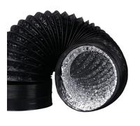 CYFANG Flexible PVC Aluminum Foil Composite Ventilation Hose Adjustable Exhaust Duct for Kitchen Fume Extraction and Ventilation Fan Craft Frame(2meter 170mm)