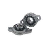 CYFANG motion edge 2pc Pillow Bearing Block Mount 8-30mm Bore Diameter Zinc Alloy Outer Spherical Bearing Mount Horizontal Screw Shaft Support rail holder (Size : 8mm horizontal type)
