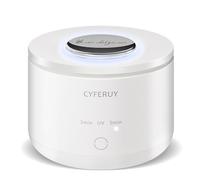 CYFERUY Ultrasonic Retainer Cleaner - 45kHz Retainer Cleaner Machine Dental Cleaning Pod for Dentures, Mouth Guard, Night Guard, Toothbrush Heads, Jewelry with 3 Modes & 160ML Capacity