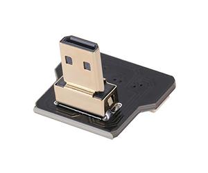 CYFPV 90 Degree Down Angled Micro HDMI Type D Male Connector for FPV HDTV Multicopter Aerial Photography