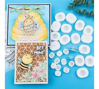 CYFUN DESIGN 2 Size Action Wobbles Springs, 60PCS Standard & Mini Self-Adhesive Springs for Card Making, Crafts & Papercrafts, All Ages, Non-Foldable