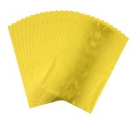 CYFUN DESIGN 50 Pieces Toner Reactive Foil for Laminator, 20x29cm/7.9x11.4inch Foil Paper for Toner Foiling Scrapbooking Craft Projects Card Making, Foil by Laser Printer and Laminator (Gold)