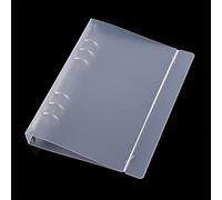 CYFUN DESIGN A5 6 Ring Binder Coveder with Snap Closure Button Storage Book Cover for 6 Hole Planner Pages Refill Insert Die Storage Book Binder