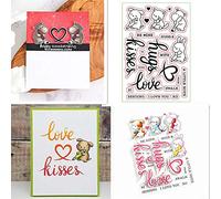 CYFUN DESIGN Sending you a hug Hugs&kisses clear stamp for card making scrapbooking paper crafts embossing stencils photo album decor