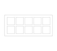 CYFUN DESIGN Silicone Ink Pad Holder Non-Slip L-Shape Rectangle Square Mini Inkpad Holders To Help Ink Pad Stay Put When Card Making Arts & Crafts Projects Scrapbooking Supplies Crafting Tools