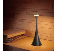 CYGEVUGL Small Barbarian Waist LED Table Lamp,Touch Switch 3 Colours Adjustable Soft Light Type-C Fast Charging, Atmosphere Desk Lamp for Living Room, Bedroom, Bar Decorative，Black