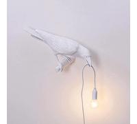 CYGGL Bird Lamp Table Lamp Playing Raven/Applique, Design Raven Bird Nordic LED Table Lamp Mordern Art Deco Table Lamps Bedside Decor for Living Room Decoration Raven Desk Lamp,Table lamp Black White