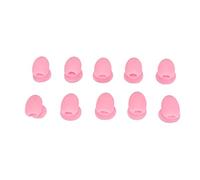 Cygmophing 10pcs Lip Brush Covers Silicone Suction Cup Prevent Lost Dust Proof Lip Brush Protector Cover