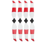 Cygmophing 2 Pairs Propeller Low Noise Quick Release Propellers Accessory Fit for Mavic AIR 2 Drone (White and Red)