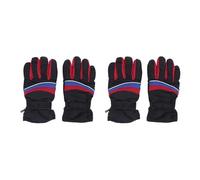 Cygmophing 2 Pairs Winter Cycling Gloves Adjustable Outdoor Warm Gloves Windproof Water Resistant for Stroller Baby