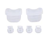 Cygmophing 4pcs Duckbill Valves and 2pcs Silicone Diaphragm Fit for S21 Breastfeeding Pump Replacement Accessories