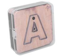 Cygmophing Capital Letter Leather Crafts Punching Tools Hole Puncher DIY Cutting Dies Mould (A)