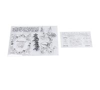 Cygmophing Clear Stamps Clear Imprint Repeated Sticking DIY Production Transparent Design Stamp Set