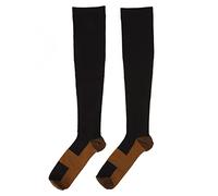 Cygmophing Compression Socks Copper Fiber Improve Circulation Ankle Diabetic Stress Relief Improve Circulation Ankle Compression for Nurses Pregnant Women (L/XL)