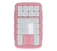 Cygmophing Handheld Slide Puzzle Games Stress Relief Portable Size Challenges Brain Teaser Puzzle for Kids Teens (Pink)