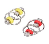 Cygmophing Stainless Steel Fidget Chain Toy Stress Anxiety Pressure Relief Keychain for Adults