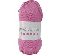 Cygnet 100% Cotton Knitting Yarn (Peony Pink 4065)