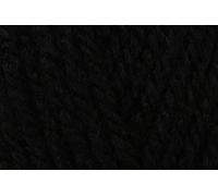 Cygnet Aran 100% Acrylic Crochet Yarn Classic Shades Knitting Wool for Kid's Garments, Ladies Knitwear Mens Jumpers Knitting - 100g Ball - Black 217 - Single (1 Ball)