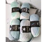 Cygnet Boho Spirit Acrylic Wool Knitting Crochet Yarn 5 Balls X100g (DK/Aran) Gradien Breeze 6517