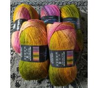 Cygnet Boho Spirit Knitting Yarn/Wool -5BALLS × 100g DK Aran Knit Ball Afterglow