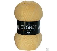 Cygnet DK Double Knitting Acrylic Yarn/Wool 100g - 161 Buttercream