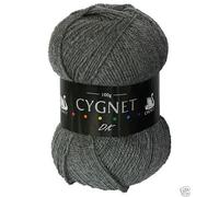 Cygnet DK Double Knitting Acrylic Yarn/Wool 100g - 194 Grey Mix