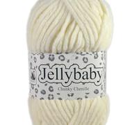 Cygnet Jellybaby Chenille Chunky 100g - 100% Polyester (Vanilla Milkshake 031)