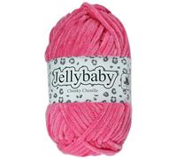 Cygnet JELLYBABY Chenille Chunky Knitting Crochet/Yarn - 100g Ball (Hot Stuff - 028)