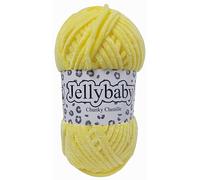 Cygnet JELLYBABY Chenille Supersoft Chunky Knitting Crochet/Yarn - 100g Ball (Dandelion - 007)