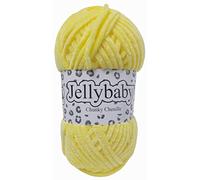 Cygnet Jellybaby Chunky Chenille Knitting Yarn (Dandelion 007)
