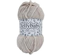 Cygnet Jellybaby Chunky Chenille Knitting Yarn (Oyster 015)