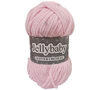 Cygnet Jellybaby Glitter Chenille Chunky Knitting Yarn (Fairydust 014)