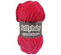 Cygnet Jellybaby Glitter Chenille Chunky Knitting Yarn (Party Pop 015)