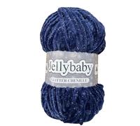 Cygnet Jellybaby Glitter Chenille Chunky Knitting Yarn (Starry Night 072)