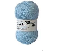 Cygnet Kiddies Supersoft DK Wool - Pack of 4 100G Balls, 100% Acrylic - Knitting & Crochet Yarn (Cloud)