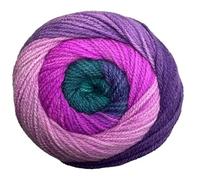 Cygnet Marshmallow Pie DK 150g - 100% Acrylic Yarn Cake (Purple Rain On Me 1500)