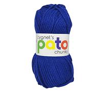 Cygnet Pato Chunky 100% Acrylic Yarn for Crochet Knitting Weaving Garments Superbly Soft Yarn 1 Ball - 135m / 100g (147 yds) - Royal 883