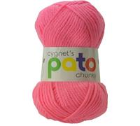 Cygnet Pato Chunky Yarn - Kniting Wool - - 5 Balls X 100g Pato Chunky - Pink 876
